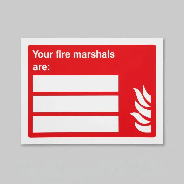 Your Fire Marshals Are (Space for 3 People) Your Fire Marshals Are (Space for 3 People)