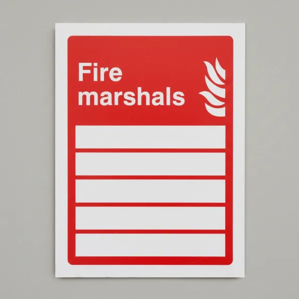 Fire Marshals (Space for 5 People) Fire Marshals (Space for 5 People)