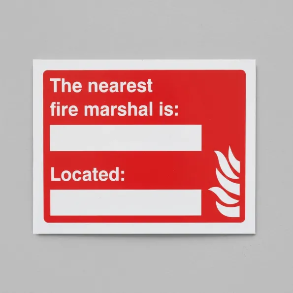 The Nearest Fire Marshal Is (Space for Details) The Nearest Fire Marshal Is (Space for Details)