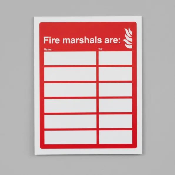Fire Marshals Are (6 Names and Numbers) Fire Marshals Are (6 Names and Numbers)
