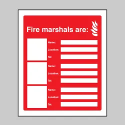 Fire Marshals Are (3 Names - Locations and Numbers) Fire Marshals Are (3 Names - Locations and Numbers)