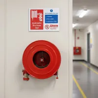 Automatic Fire Hose Reel with Instructions for Use