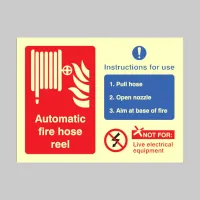 Automatic Fire Hose Reel with Instructions for Use
