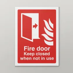 Fire Door - Keep Closed when Not in Use