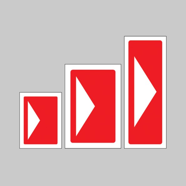 Directional Indicator Arrow for Fire Equipment