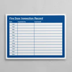 Fire Door Inspection Record