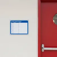 Fire Door Inspection Record Fire Door Inspection Record