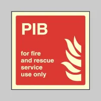 PIB For Fire and Rescue Service Use Only PIB For Fire and Rescue Service Use Only