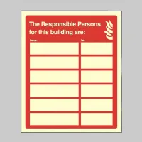 The Responsible Persons for this Building are: The Responsible Persons for this Building are: