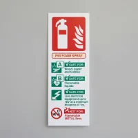 P50 Foam Spray Fire Extinguisher Identification P50 Foam Spray Fire Extinguisher Identification