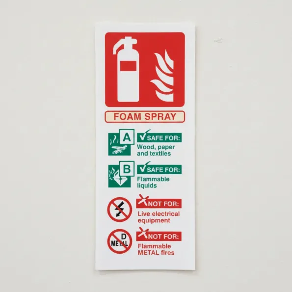 Foam Spray Fire Extinguisher Identification (AFFF) Foam Spray Fire Extinguisher Identification (AFFF)