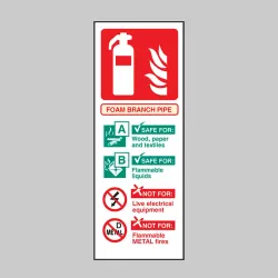 Foam Branchpipe Fire Extinguisher Identification Foam Branchpipe Fire Extinguisher Identification