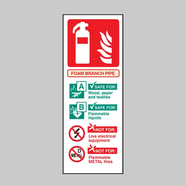 Foam Branchpipe Fire Extinguisher Identification