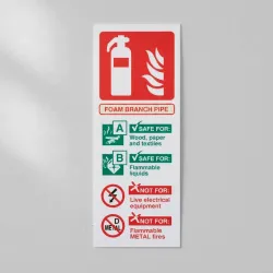 Foam Branchpipe Fire Extinguisher Identification