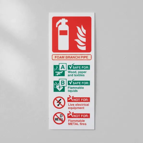 Foam Branchpipe Fire Extinguisher Identification Foam Branchpipe Fire Extinguisher Identification