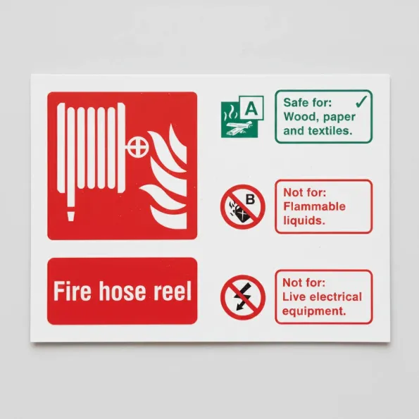 Fire Hose Reel Identification Sign