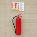 Wet Chemical Fire Extinguisher Identification Sign