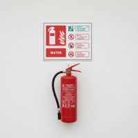 Water Fire Extinguisher Identification Sign