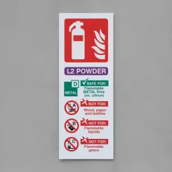 L2 Powder Fire Extinguisher Identification L2 Powder Fire Extinguisher Identification