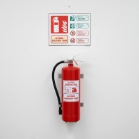 Alcohol Resistant Foam Fire Extinguisher Identification Sign