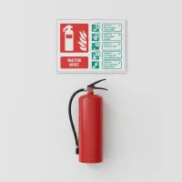 Water Mist - Class ABCF Fire Extinguisher Identification
