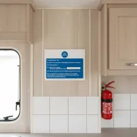 Fire Action - Caravan Sign Fire Action - Caravan Sign