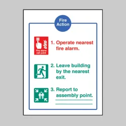 Fire Action - EEC (Dialled Automatically)