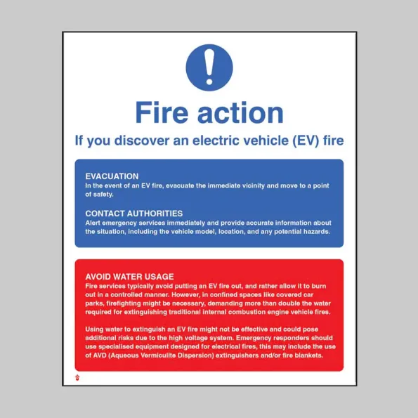 Fire Action - Electric Vehicle