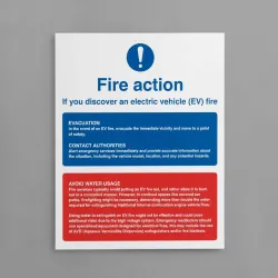 Fire Action - Electric Vehicle Fire Action - Electric Vehicle