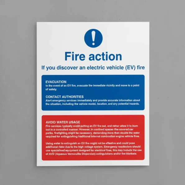 Fire Action - Electric Vehicle Fire Action - Electric Vehicle