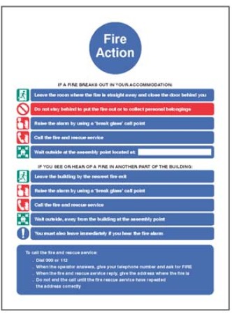 Action Notice for Housing with Communal Alarm