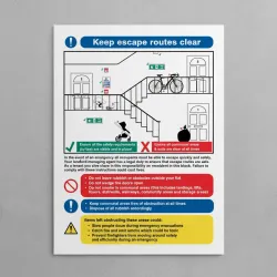 Keep Escape Routes Clear - Multiple Occupancy Keep Escape Routes Clear - Multiple Occupancy