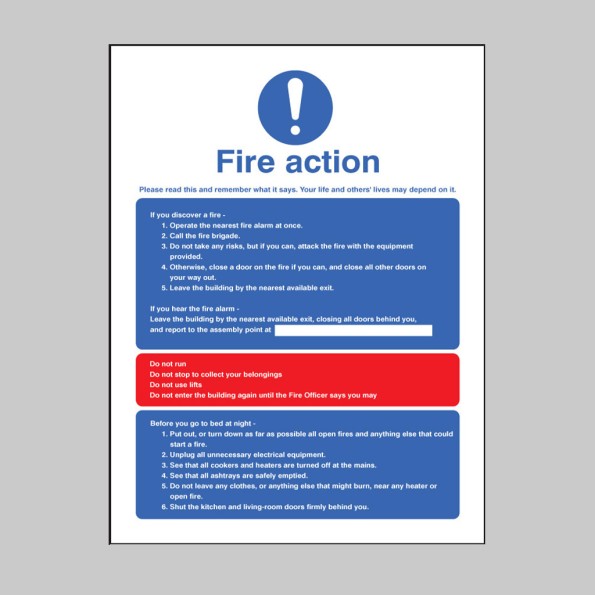 Fire Action - Multiple Occupation