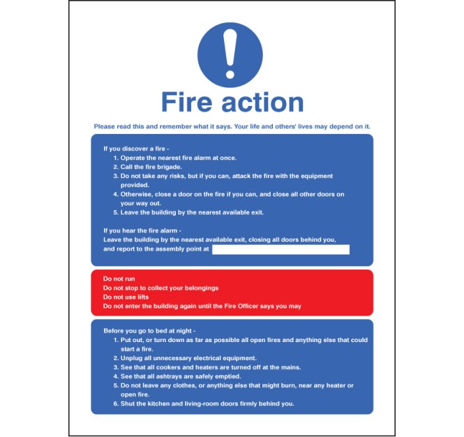 Fire Action - Multiple Occupation