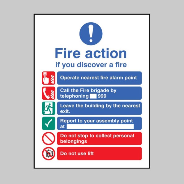 Fire Action (Manual Call 999) - Lift in Building
