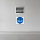 Automatic smoke Vent - Keep Clear