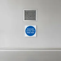 Automatic Smoke Vent - Keep Clear Automatic Smoke Vent - Keep Clear