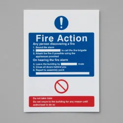 General Fire Action (No Lift in Building) General Fire Action (No Lift in Building)