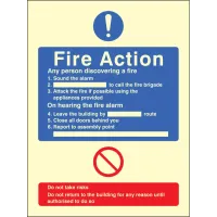 General Fire Action (No Lift in Building) General Fire Action (No Lift in Building)