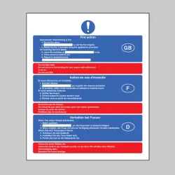 Fire Action (English, French, German) Fire Action (English, French, German)