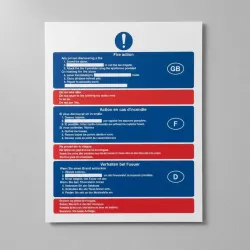 Fire Action (English, French, German) Fire Action (English, French, German)