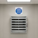 Automatic Smoke Vent - Keep Clear of Obstructions