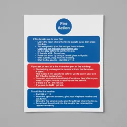 Fire Action Notice (Stay Put) for Flats Fire Action Notice (Stay Put) for Flats
