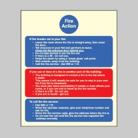 Fire Action Notice (Stay Put) for Flats