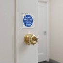 This Door to be Kept Locked Shut When Not in Use