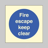 Fire Escape Keep Clear