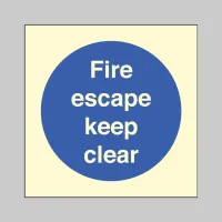 Fire Escape Keep Clear