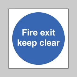 Fire Exit Keep Clear