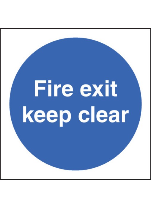 Fire Exit Keep Clear