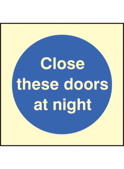 Close these Doors At Night